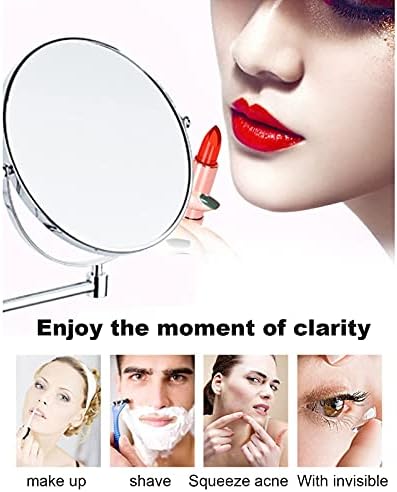 Ultimate Double-Sided Wall-Mounted Magnifying Mirror for Makeup Shaving and More