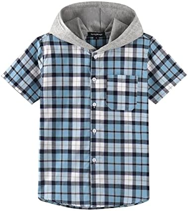 SpringGege Boys Hooded Shirts