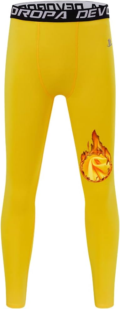 DEVOROPA Thermal Compression Leggings for Boys