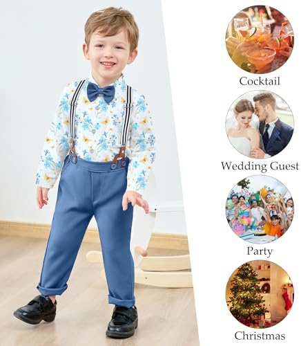 WESIDOM toddler boy suit set