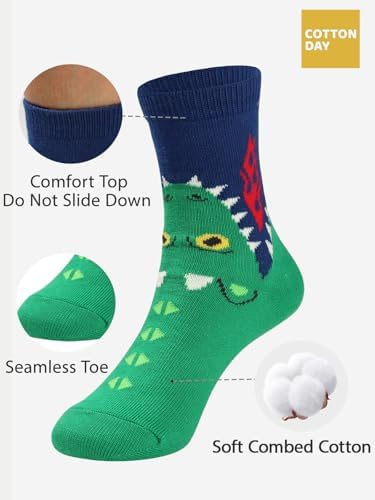 FITS Kids Shark Camo Crew Socks