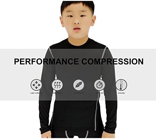 boys soccer compression t-shirt