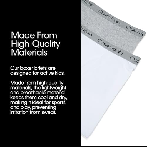 Buckle Up for Comfort Four-Packed Cotton Boxer Briefs for Boys