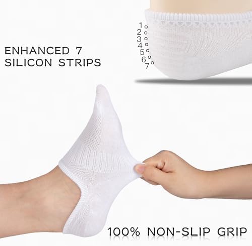 Comfoex Boys Socks - Comfortable Arch Support Non-Slip 10 Pairs