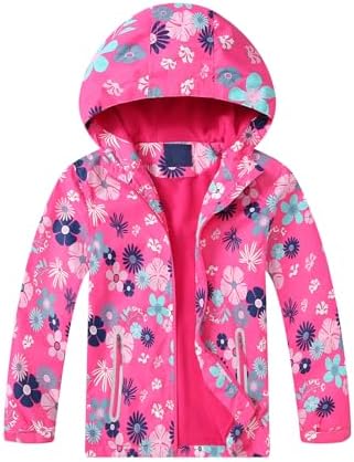 DRY weather Dconfigured rain jacket for kids waterproof windproof and trendy