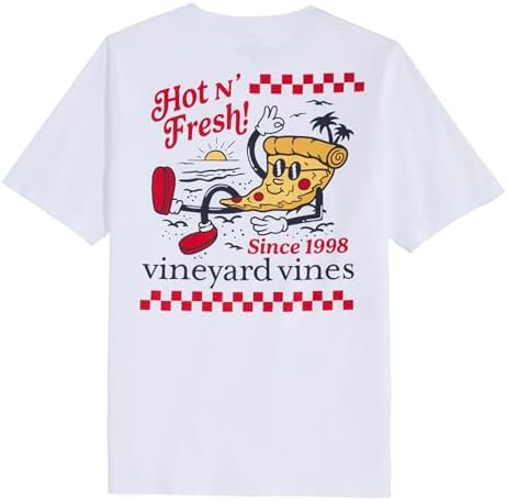 Vineyard Vines Boys Hot N Fresh Short Sleeve Pocket Tee