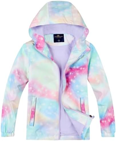 Jingle Bongala Kids Waterproof Rain Jacket with Fleece Lining