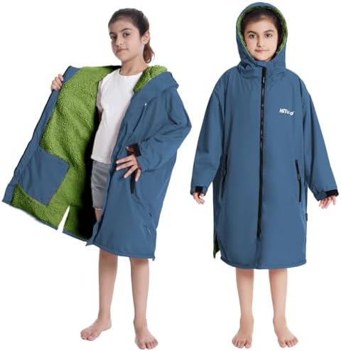 Comfortable Waterproof Windproof High-performance surf parka for boys - perfect for swimming camping outdoor activities