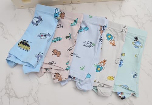 Chung Toddler Boy Cotton Boxer Briefs Underwear for 2-11 Years Dinosaur Cute Patterns
