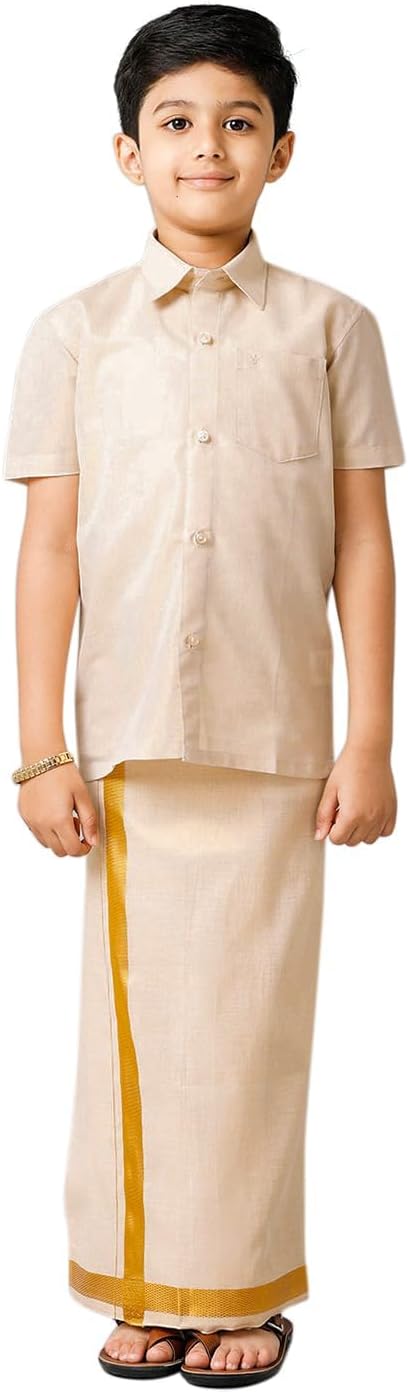 Chandrakala Shirt Dhoti Set for Boys