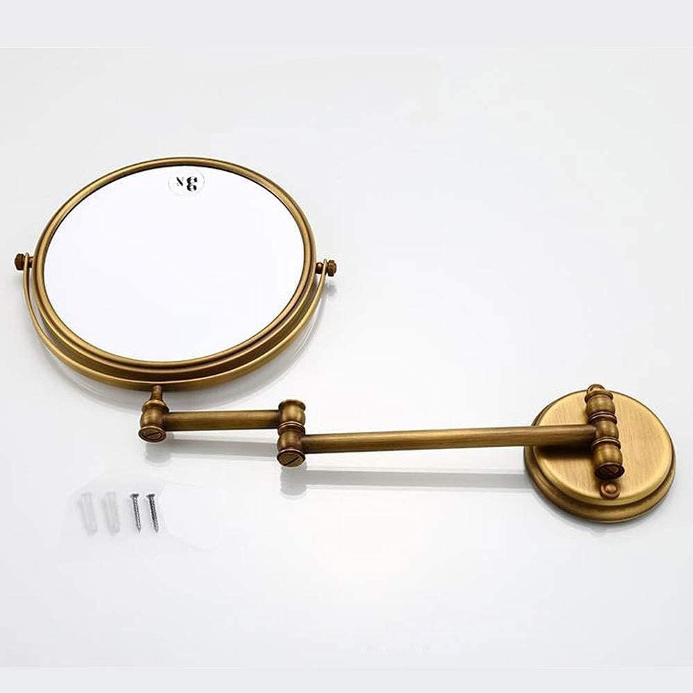 LCARY Wall-Mounted Vanity Mirror Double-Sided 3x Magnifying Beauty Mirror