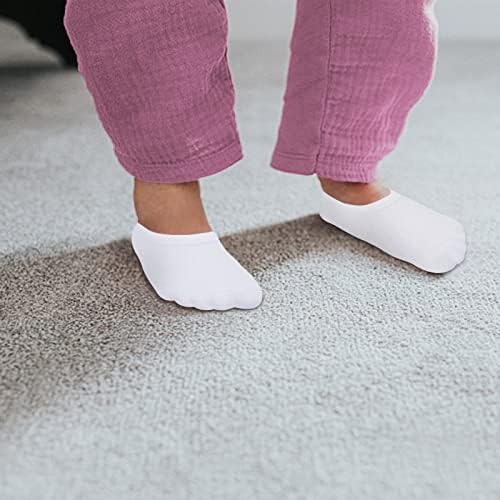 JOCMIC 10 Pairs No Show Socks for Kids and Toddlers 8-10 Years