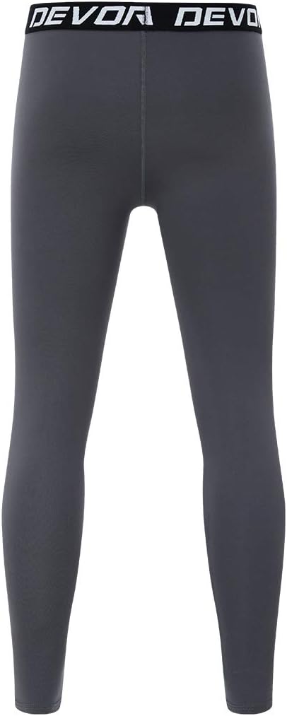 DeVorapa Youth Boys Thermal Compression Leggings