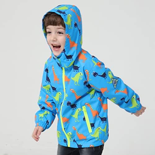Dinosaur Waterproof Hooded Jacket for Kids