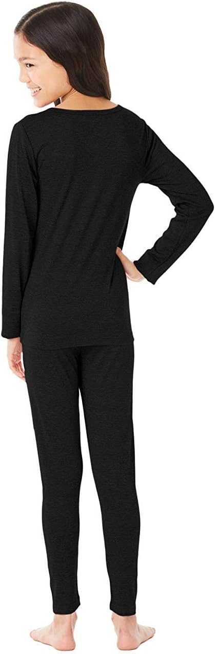 32 Degrees Kids Heat Base Layer Long Sleeve Crew Neck Legging Set