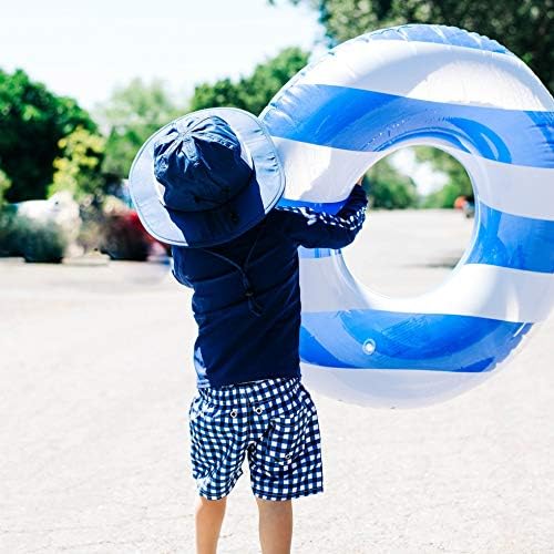 SwimZip Boys Long Sleeve Rash Guard Swim Shorts Set - UPF 50 Sun Protection