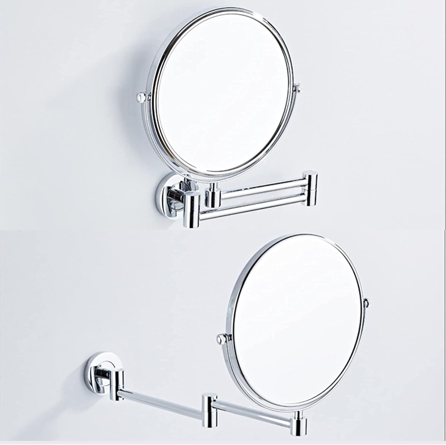 Ultimate Double-Sided Wall-Mounted Magnifying Mirror for Makeup Shaving and More