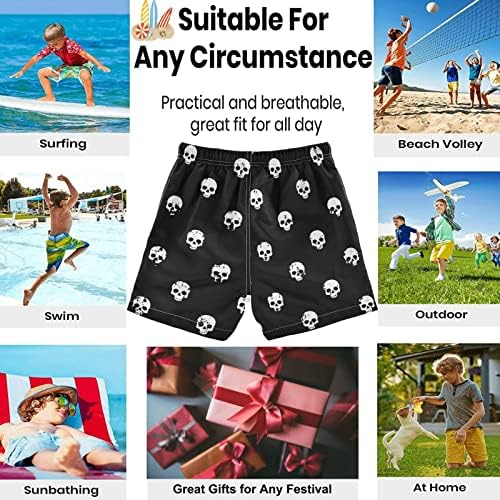 Quick-Dry Beach Board Shorts for Boys