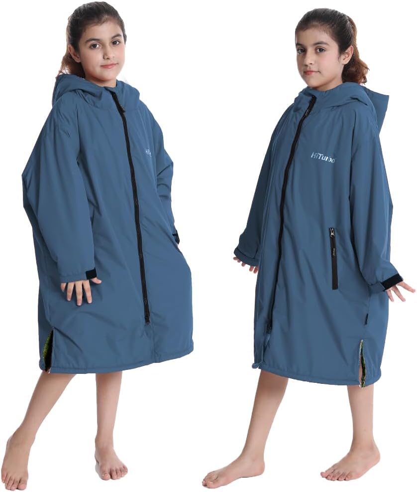 Comfortable Waterproof Windproof High-performance surf parka for boys - perfect for swimming camping outdoor activities