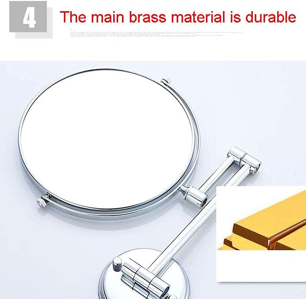 Luxury Gold and Silver Vanity Mirror