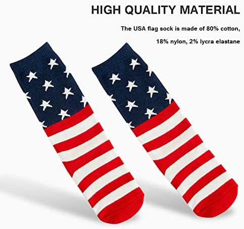 Perfect for Kids USA Flag Socks