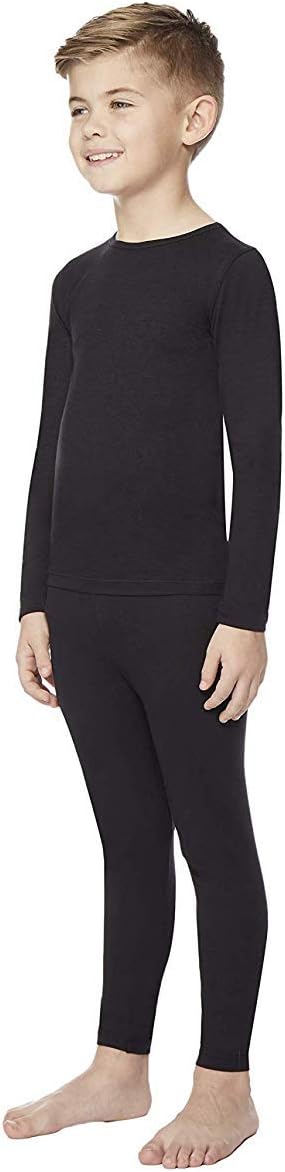 32 Degrees Kids Heat Base Layer Long Sleeve Crew Neck Legging Set