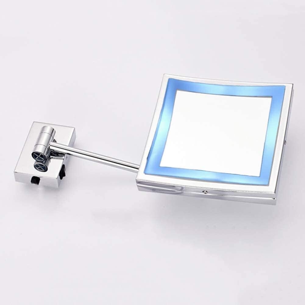 Luxury 8 Wall-Mounted Vanity Mirror with 3X Magnification