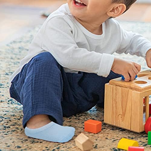 JOCMIC 10 Pairs No Show Socks for Kids and Toddlers 8-10 Years