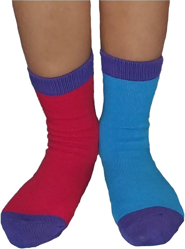 3 Pair Primary Colors Calf Socks for Toddlers