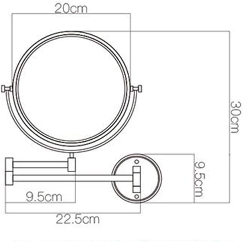 Transform Your Vanity Setup 3-X 360 Swivel Makeup Mirror Silver Finish
