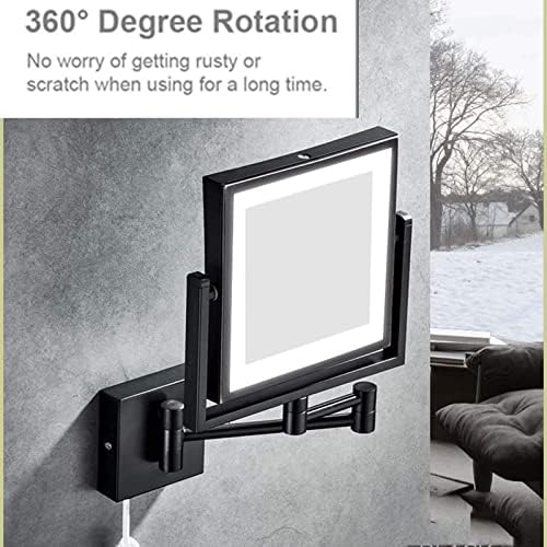 8 LED Wall-Mounted Makeup Mirror