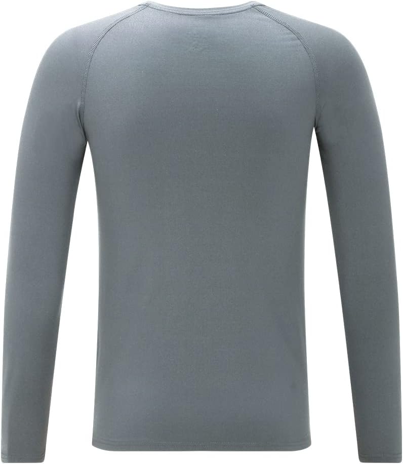 DeVorapa Youth Boys Compression Thermal Fleece Baselayer