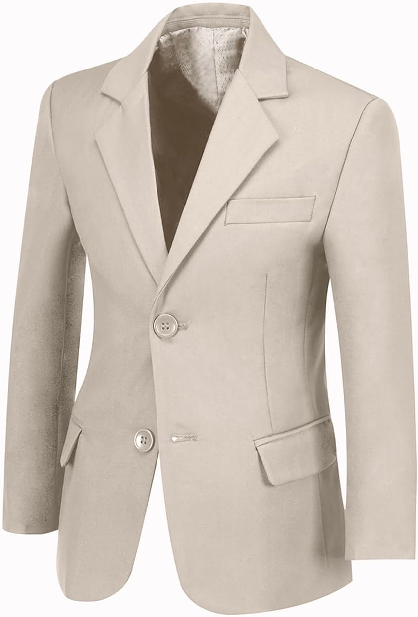 SaiLiiny - Blazer for BoysSlim Fit Formal Jacket with Lapel