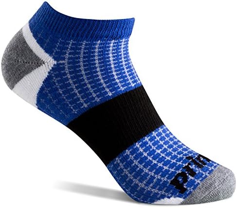 Prince Boys Low Cut Athletic Socks with Cushion for Active Kids 6 Pair Pack