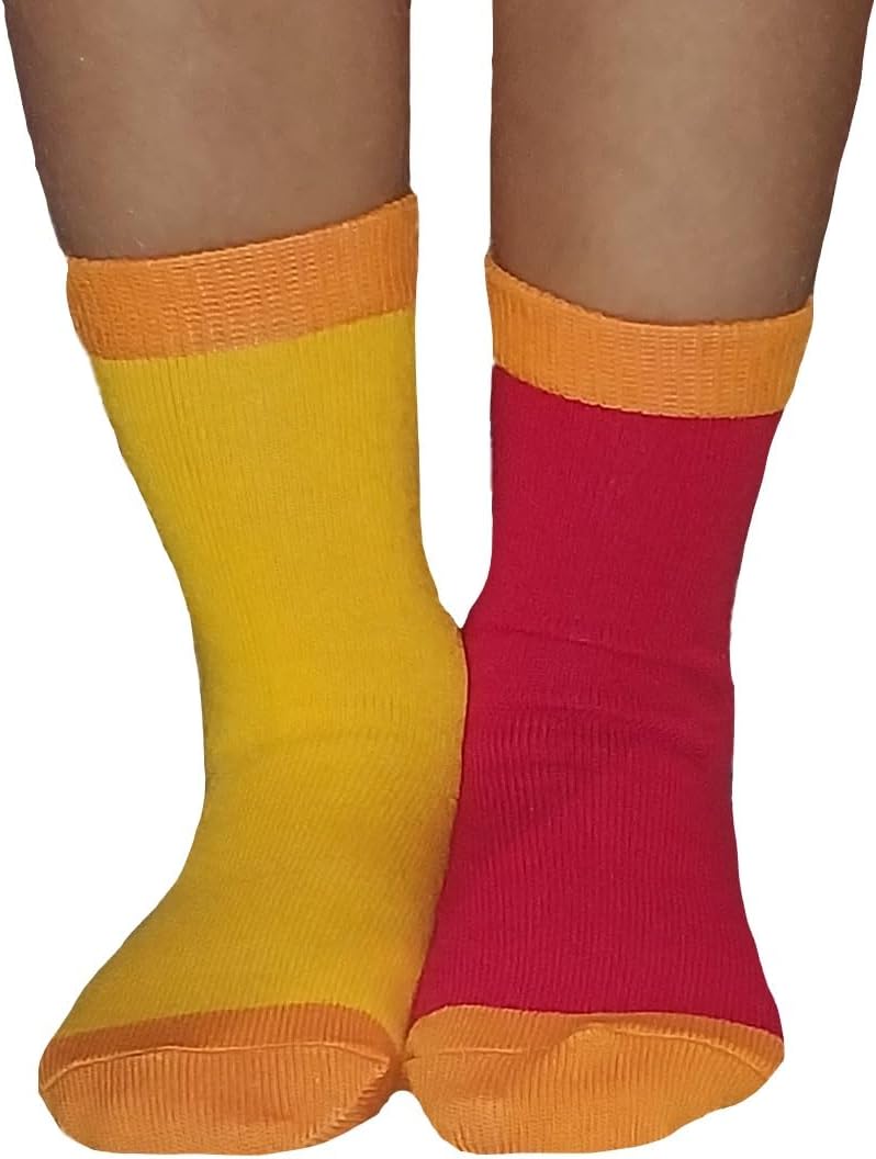 3 Pair Primary Colors Calf Socks for Toddlers