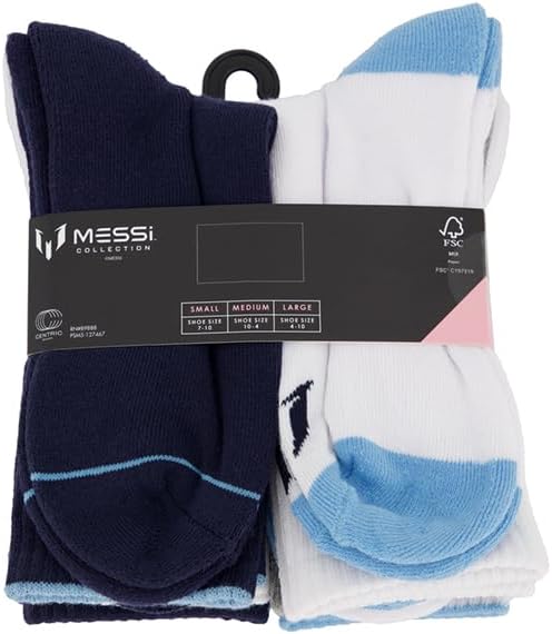 Messi Boys Lifestyle Crew Socks 6-Pack