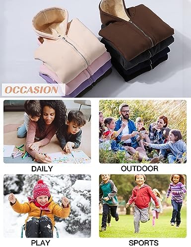 Flygo Kids Fleece Jacket Cozy Winter - Soft Durable and Warm