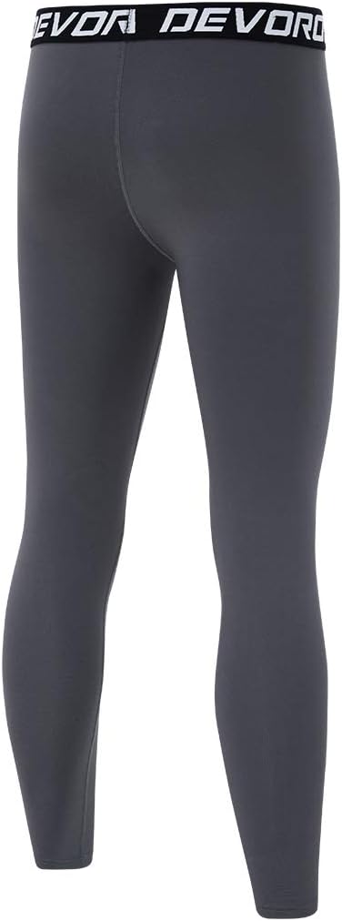 DeVorapa Youth Boys Thermal Compression Leggings