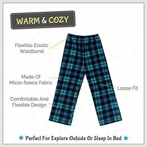 Mad Dog Boys Pajama Plaid Micro Fleece 3PK