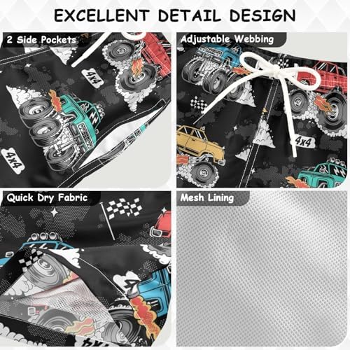 Boys Board ShortsQuick Dry surfacing Boys board shorts for swimming trunks Size 2T-1416