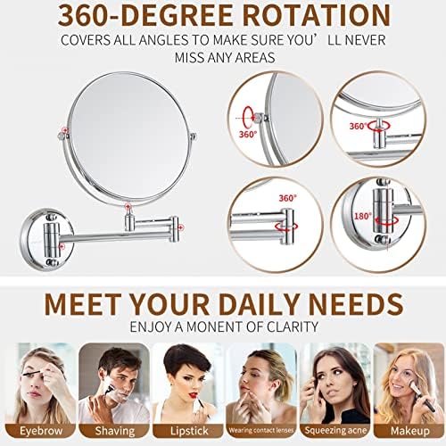 Adjustable Double Sided Makeup Mirror