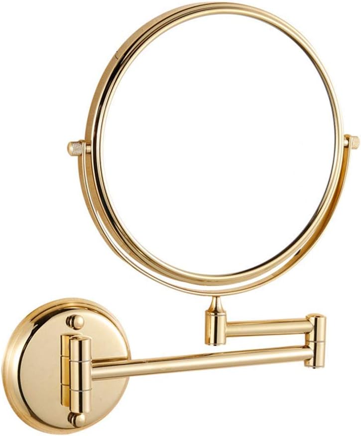 Elegant 8-inch Wall-Mounted Makeup Mirror