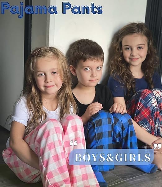 Ekouaer Boys Pajama Pants - softly Comfortable 2 Pockets Fun Designages 4-14
