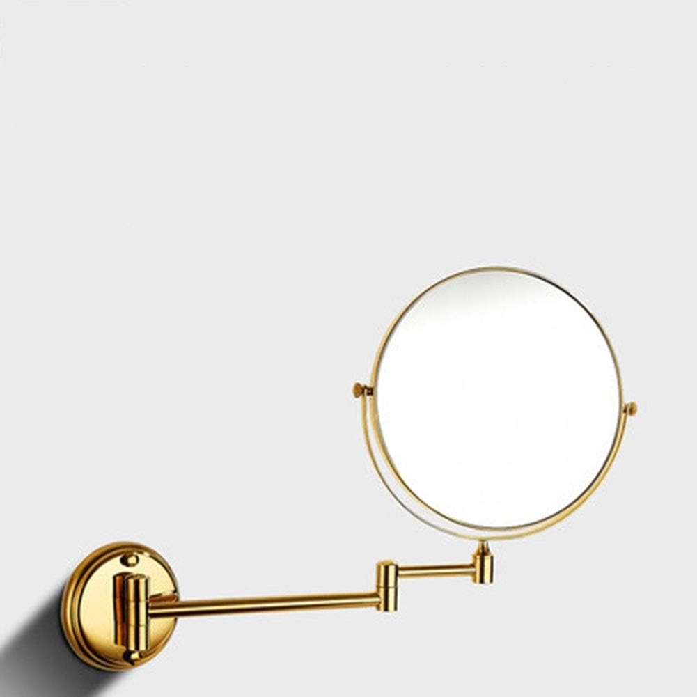 Elegant 8-inch Wall-Mounted Makeup Mirror