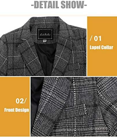 Plaid Boys Sport Coats 2-Piece Set
