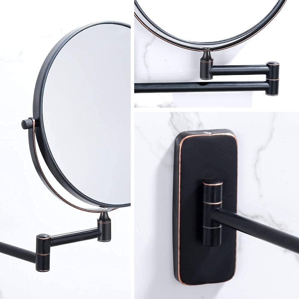 5X Magnifying Wall-Mounted Makeup Mirror with 360 Rotation for Beauty Lovers