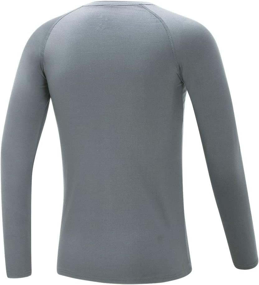 DeVorapa Youth Boys Compression Thermal Fleece Baselayer