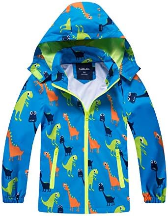 Dinosaur Waterproof Hooded Jacket for Kids