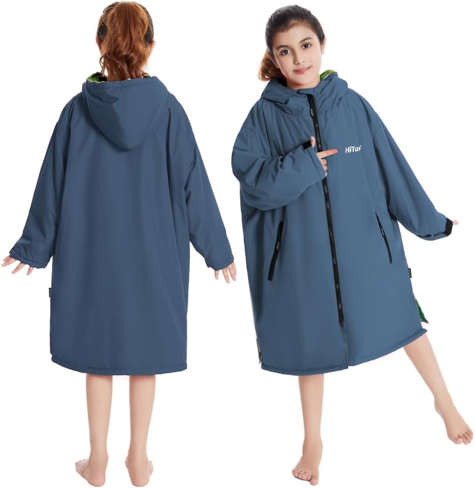 Comfortable Waterproof Windproof High-performance surf parka for boys - perfect for swimming camping outdoor activities