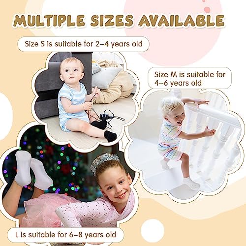 50 Pairs Toddler Ankle Socks for Kids